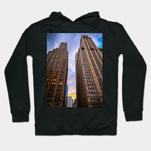 Manhattan Sunset Skyline Skyscrapers NYC Hoodie